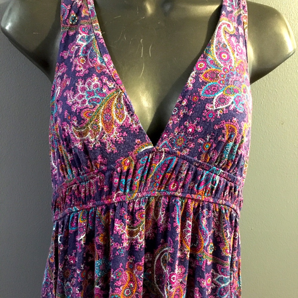 Long maxi paisley print dress - Picture 9 of 9